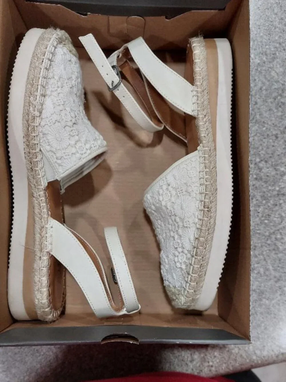 Cream Espadrilles